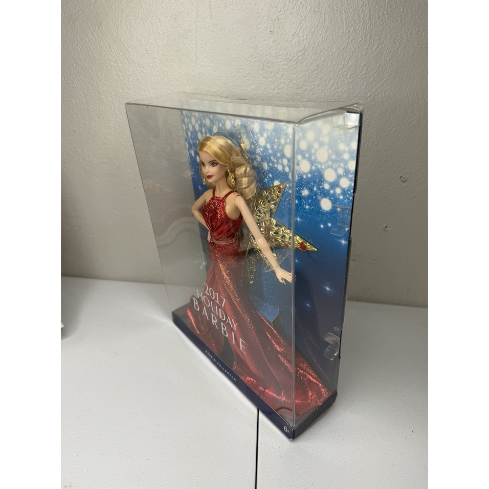 Mattel Barbie 2019 Holiday Special Edition Christmas Doll Blonde Blue Eyes - Picture 11 of 15